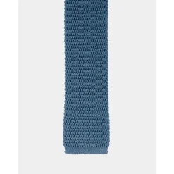 Tom Ford Luxe Azure Gebreide Zijden Stropdas-Heren Sjaals