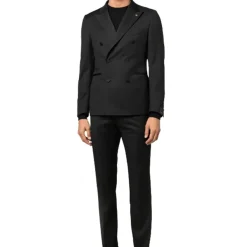 Tagliatore Luxe Double Breasted Pak-Heren Kostuums