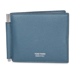 Tom Ford Luxe Leren Geldclip Kaarthouder-Heren Portefeuilles