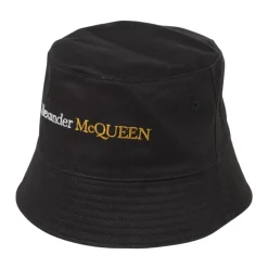 Alexander McQueen Luxe Logo Bucket Hat-Heren Hoeden