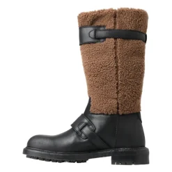 Dolce & Gabbana Luxe Shearling Leren Lange Laarzen-Heren Snowboots