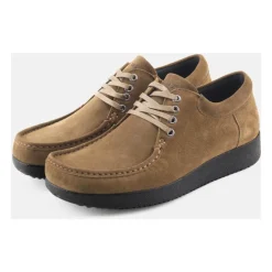 Nature Footwear Luxe Suède Olijf Schoenen-Heren Nette Schoenen