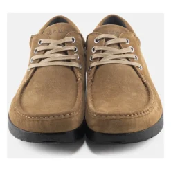 Nature Footwear Luxe Suède Olijf Schoenen-Heren Nette Schoenen