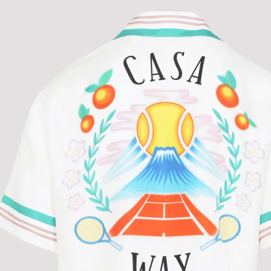 Casablanca Luxe Zijden Overhemd-Heren Overhemden