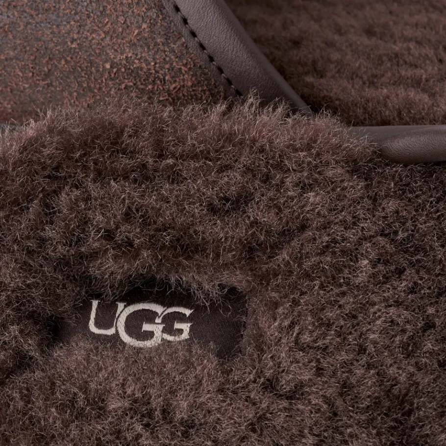 UGG M Scuff Leather Dist-Heren Pantoffels