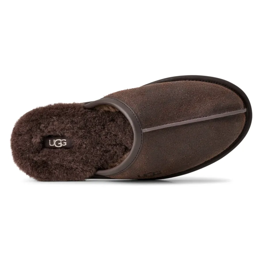 UGG M Scuff Leather Dist-Heren Pantoffels