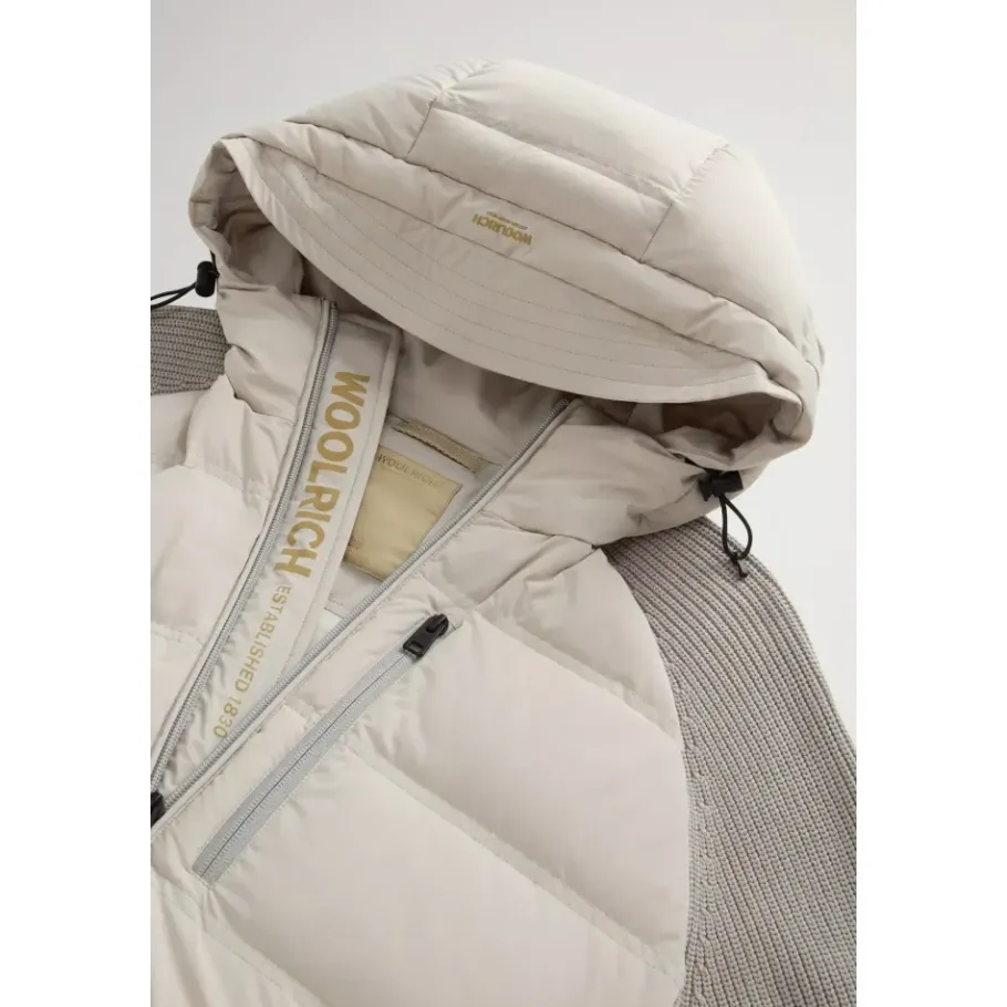 Woolrich Matt Stretch Hybrid Jacket-Heren Jassen