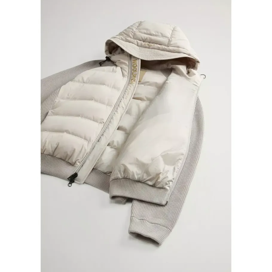 Woolrich Matt Stretch Hybrid Jacket-Heren Jassen