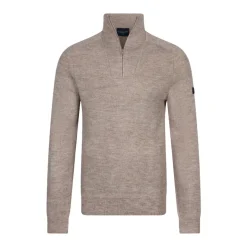 Cavallaro Melange Half Zip Pullover-Heren Truien & Vesten