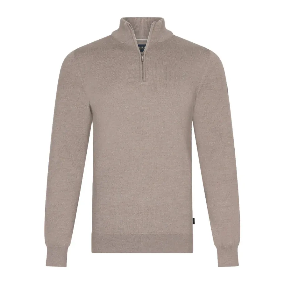 Cavallaro Merino Half Zip Pullover-Heren Truien & Vesten