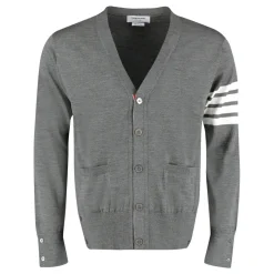 Thom Browne Merino Wool Cardigan-Heren Truien & Vesten