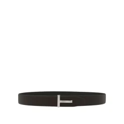 Tom Ford Metalen Gesp Leren Riem-Heren Riemen