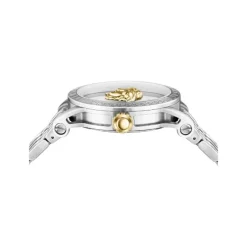 Versace Metallic Zilveren Horloge-Heren Horloges