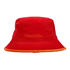Mitchell & Ness Miami Heat Velvet Bucket Hat-Heren Hoeden