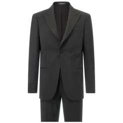 Boggi Milano Micro Textured Suit in a Stretch Wool Blend-Heren Kostuums