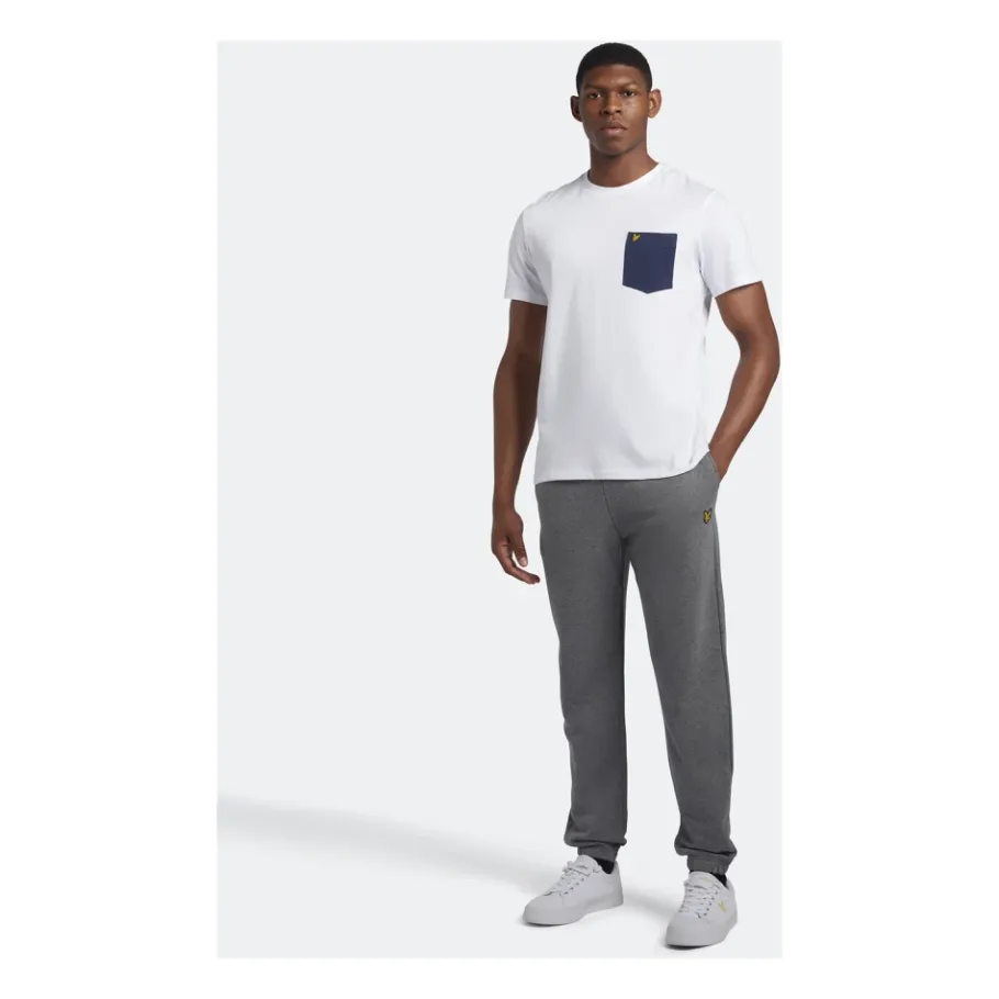 Lyle & Scott Mid Bottoms Slim Sweat Pant-Heren Broeken