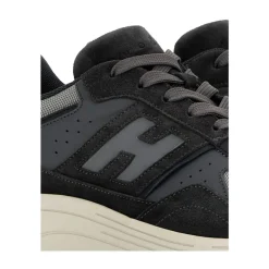 Hogan Midnight Blue Veterschoenen met Memory Foam-Heren Sneakers