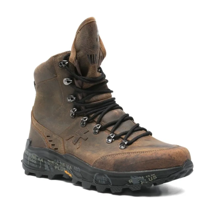 Premiata Midtreck High-top Lace-up Sneakers-Heren Laarzen