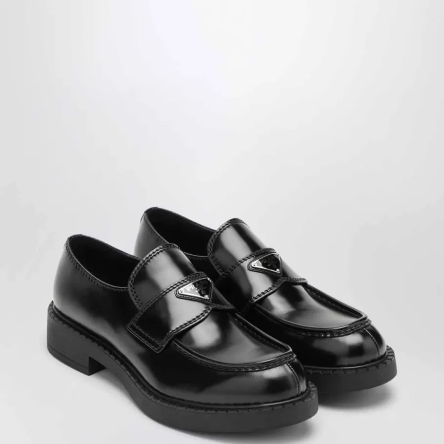 Prada Mocassini Chocolate-Heren Instappers & Slip Ons