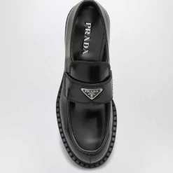 Prada Mocassini Chocolate-Heren Instappers & Slip Ons