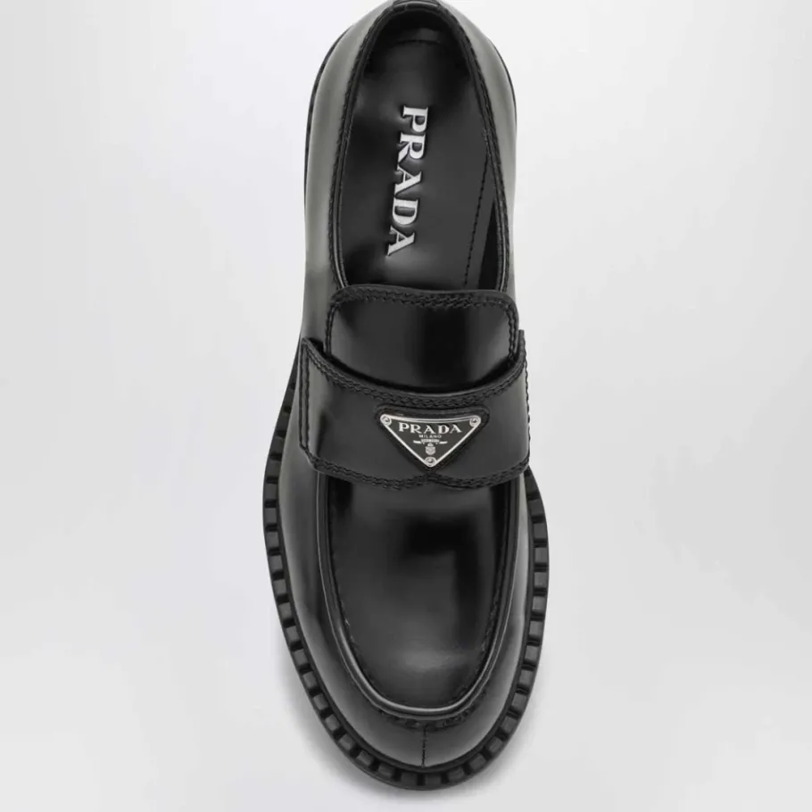 Prada Mocassini Chocolate-Heren Instappers & Slip Ons