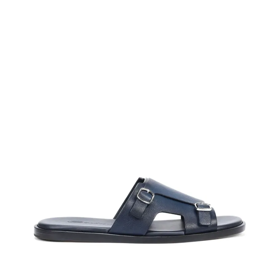 Santoni Moderne Slides Sandalen-Heren Slippers