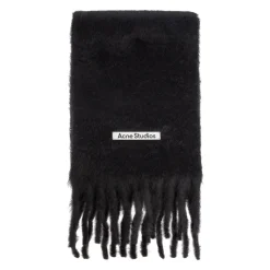 Acne Studios Mohair Logo Scarf-Heren Sjaals