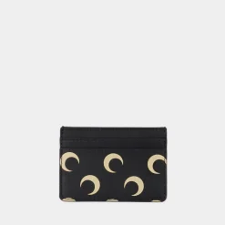 Marine Serre Moon Screenprint Kaarthouder --Heren Portefeuilles