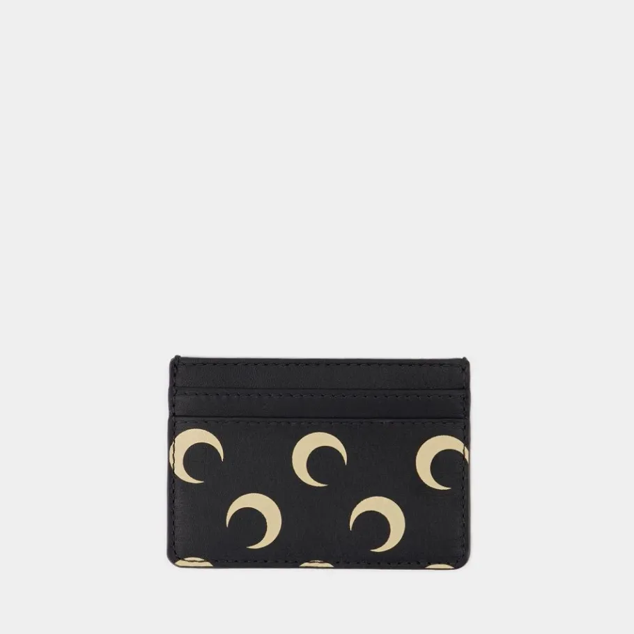 Marine Serre Moon Screenprint Kaarthouder --Heren Portefeuilles