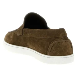 Christian Louboutin Moonboat Suede Loafers-Heren Instappers & Slip Ons