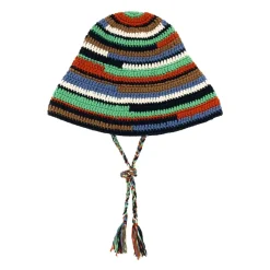 Alanui Multicolor Gehaakte Zonnige Bucket Hoed-Heren Hoeden