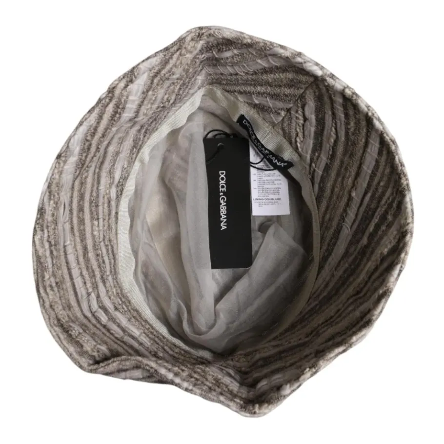 Dolce & Gabbana Multicolor Strepen Bucket Hat-Heren Hoeden