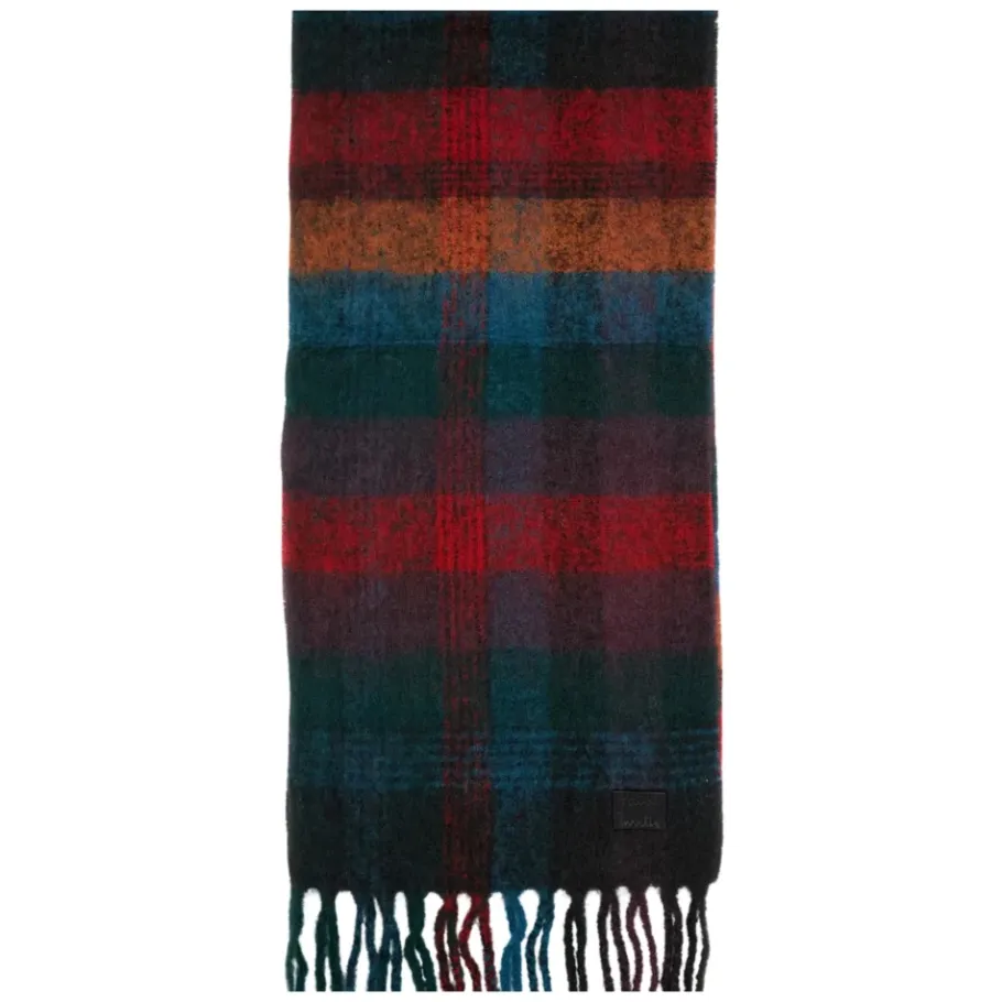 Paul Smith Multicolour Check-Pattern Sjaal-Heren Sjaals