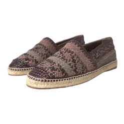 Dolce & Gabbana Multikleur Geweven Leren Espadrilles-Heren Espadrilles