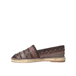 Dolce & Gabbana Multikleur Geweven Leren Espadrilles-Heren Espadrilles