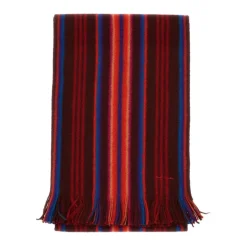 Paul Smith Multistreep Merino Wollen Sjaal-Heren Sjaals