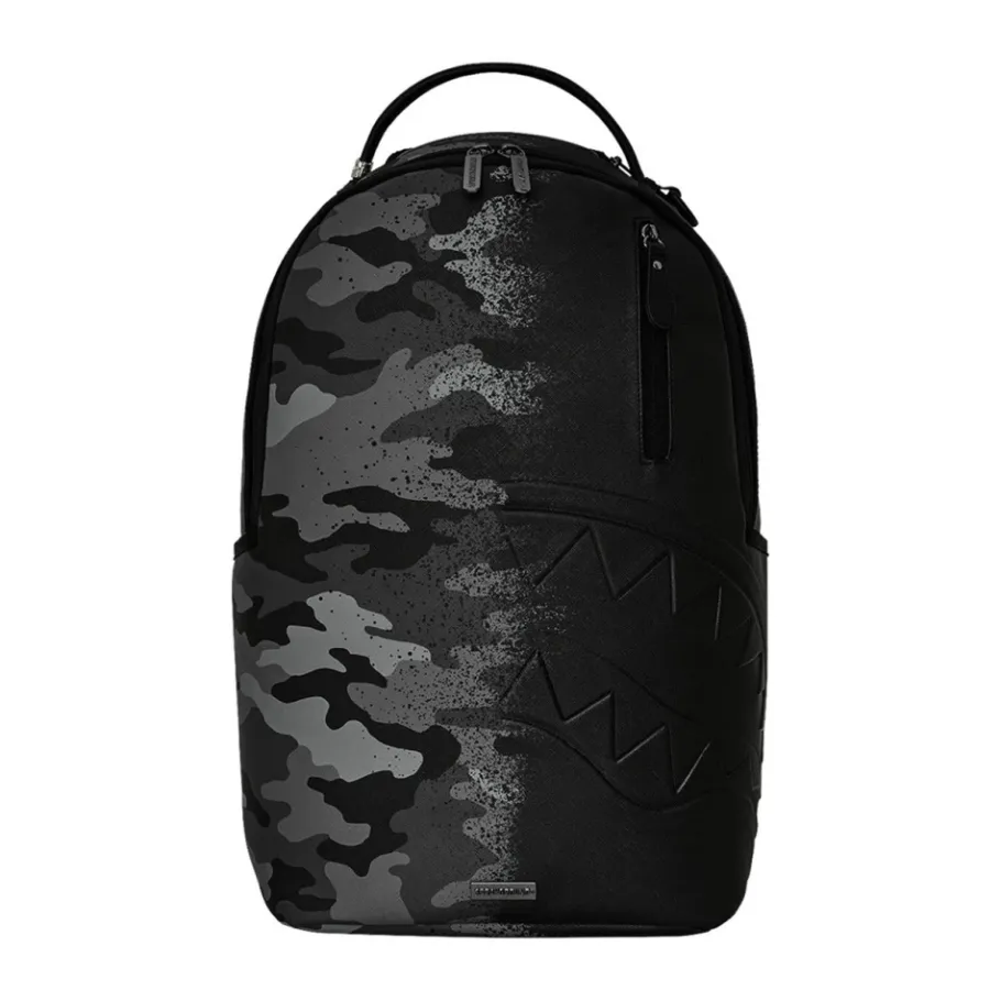 SPRAYGROUND Nacht Camo Rugzak met Gouden Details-Heren Rugzakken|Tassen