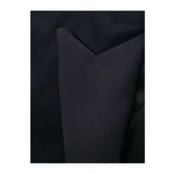 Canali Navy Wool Tailored Suit Jacket-Heren Kostuums