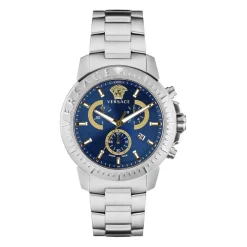 Versace NIEUWE CHRONO Chronograaf Horloge Stijlvolle Luxe-Heren Horloges