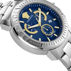 Versace NIEUWE CHRONO Chronograaf Horloge Stijlvolle Luxe-Heren Horloges