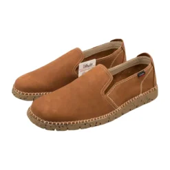 Callaghan Nubuck Mocassin met Contraststiksels-Heren Instappers & Slip Ons
