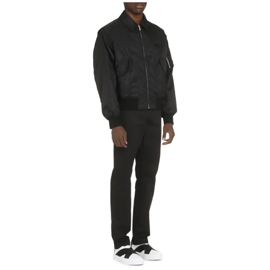 Valentino Garavani Nylon Bomberjack-Heren Jassen