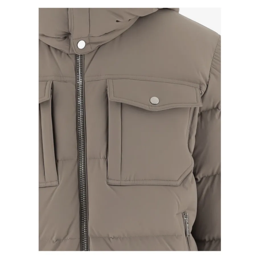 Moorer Nylon Donsjas Hoge Kraag Capuchon-Heren Jassen