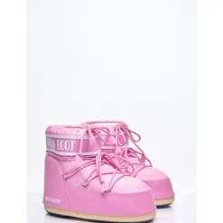 Moon Boot Nylon Logo Print Veterschoenen-Heren Snowboots