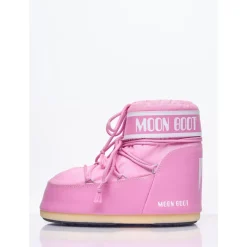 Moon Boot Nylon Logo Print Veterschoenen-Heren Snowboots