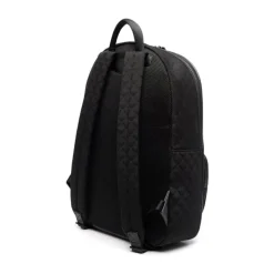 Emporio Armani Nylon Rugzak met Jacquard Adelaar Overal-Heren Rugzakken