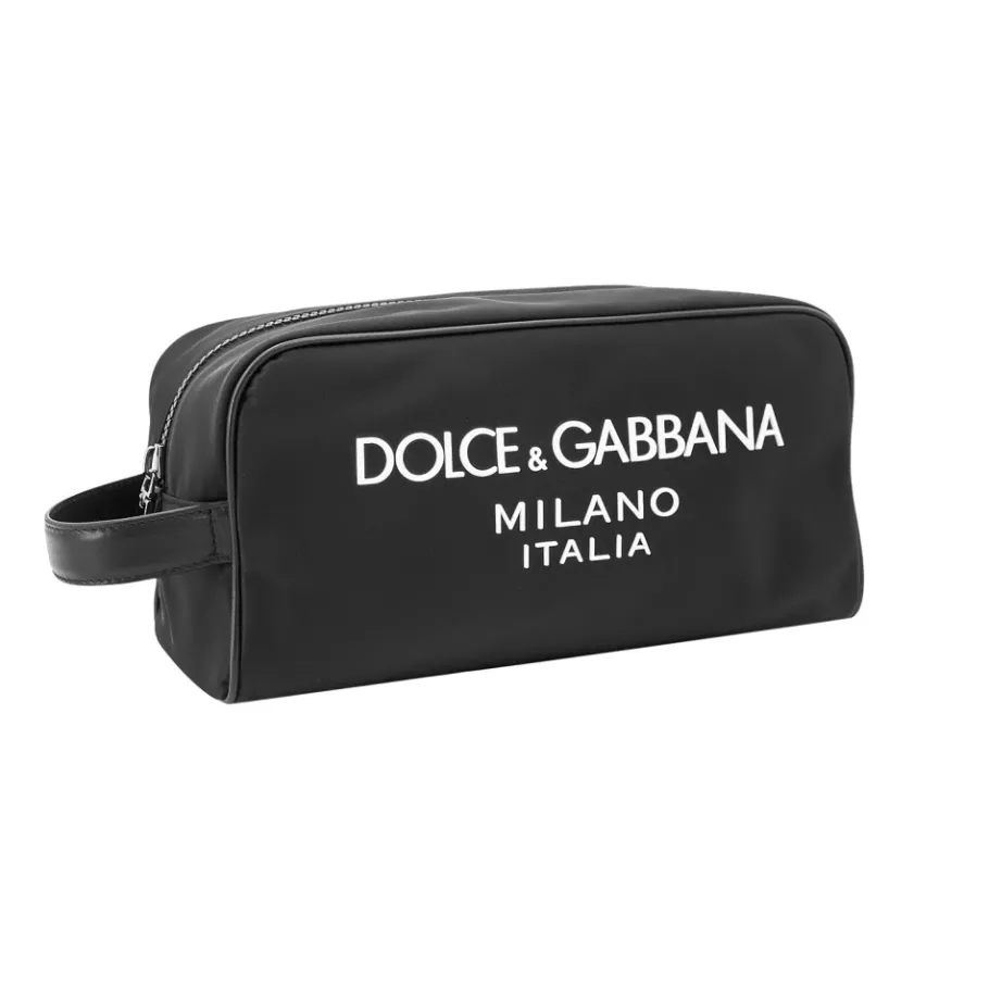 Dolce & Gabbana Nylon Toilettas-Heren Tassen