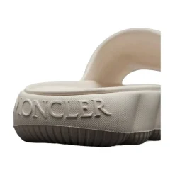 Moncler Offwhite Zomerslippers in Quilted Stijl-Heren Slippers