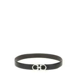 Ferragamo Omkeerbare en verstelbare Gancini riem-Heren Riemen