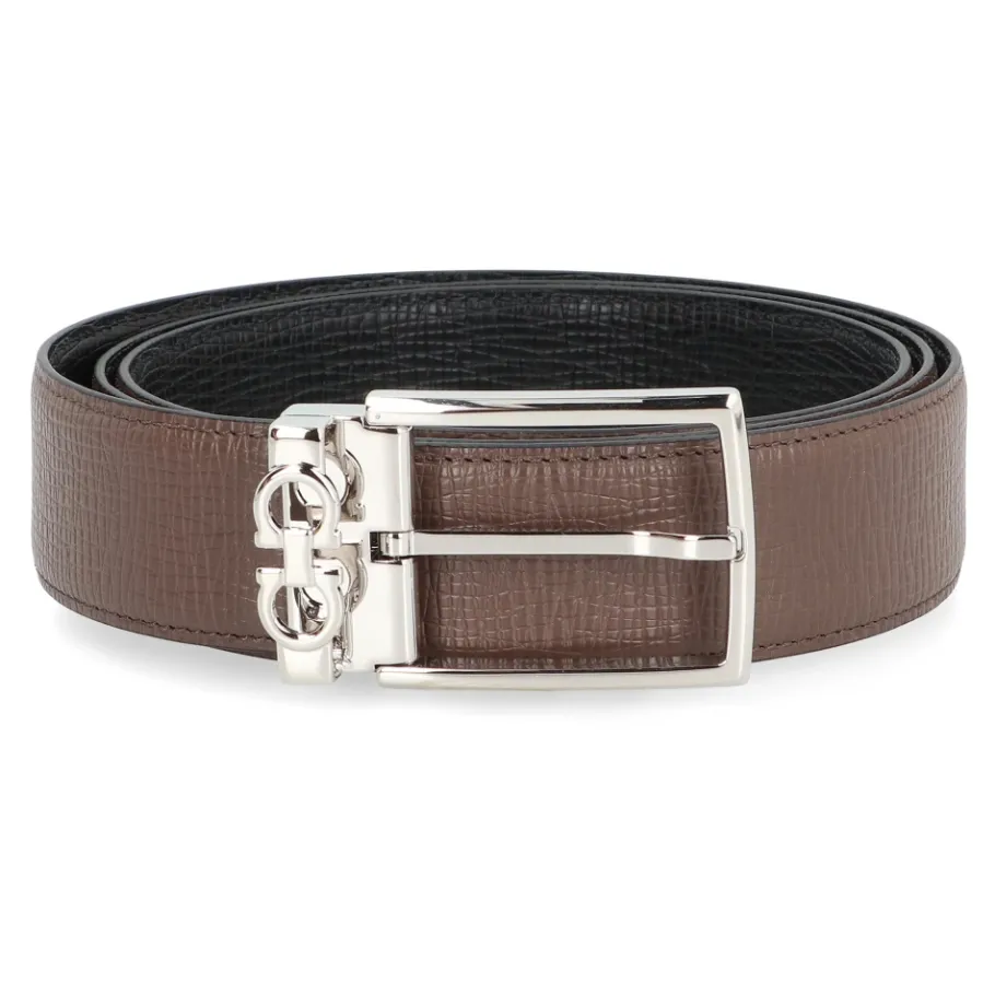 Ferragamo Omkeerbare leren riem-Heren Riemen